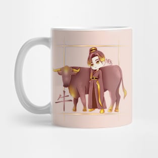 Design inspired by the Chinese Zodiac of the Ox Mug